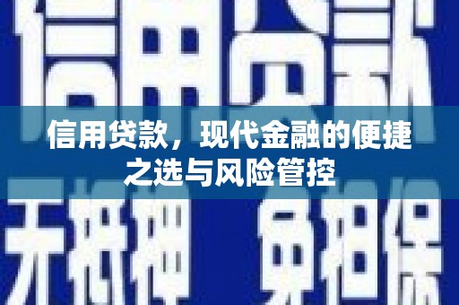南岳信用贷款，现代金融的便捷之选与风险管控