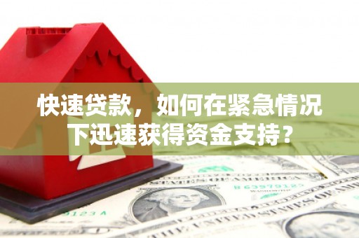 南岳快速贷款，如何在紧急情况下迅速获得资金支持？