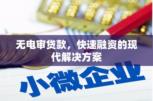 南岳无电审贷款，快速融资的现代解决方案