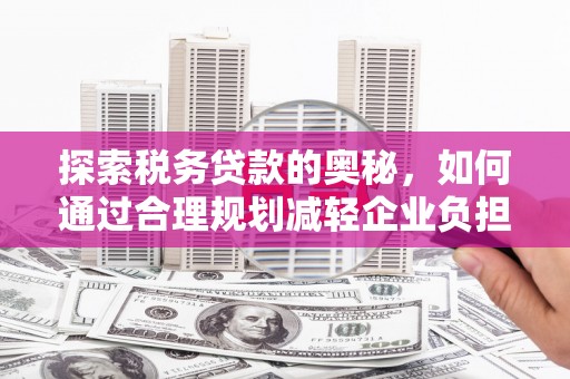 南岳探索税务贷款的奥秘，如何通过合理规划减轻企业负担