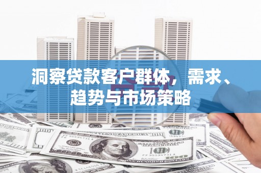 南岳洞察贷款客户群体，需求、趋势与市场策略