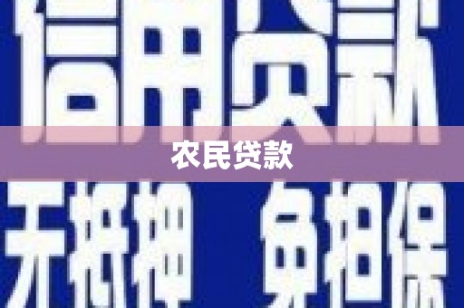 南岳农民贷款