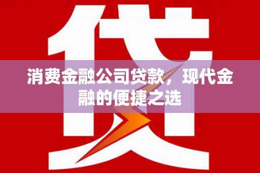 南岳消费金融公司贷款，现代金融的便捷之选
