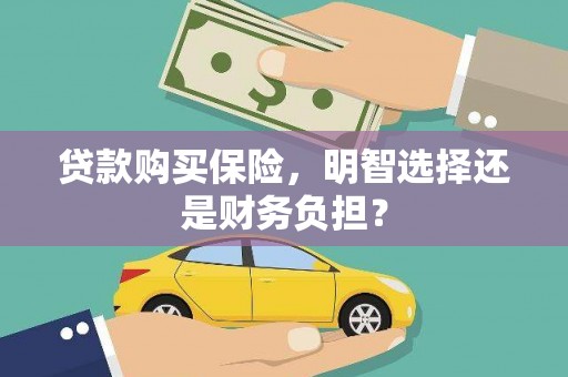 南岳贷款购买保险，明智选择还是财务负担？