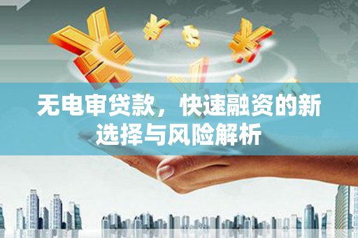 南岳无电审贷款，快速融资的新选择与风险解析
