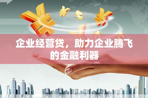 南岳企业经营贷，助力企业腾飞的金融利器