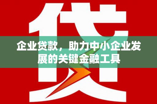 南岳企业贷款，助力中小企业发展的关键金融工具