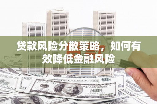 南岳贷款风险分散策略，如何有效降低金融风险