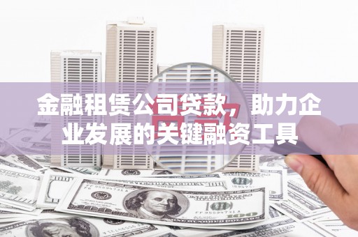 南岳金融租赁公司贷款，助力企业发展的关键融资工具