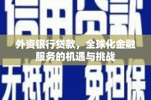 南岳外资银行贷款，全球化金融服务的机遇与挑战