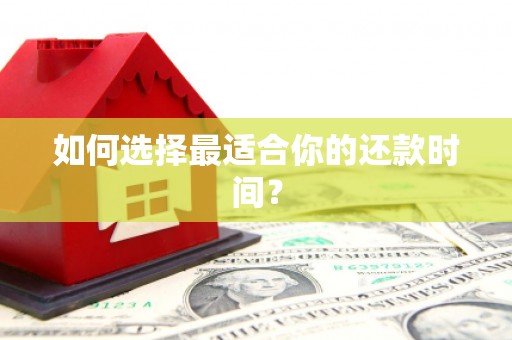 南岳如何选择最适合你的还款时间？