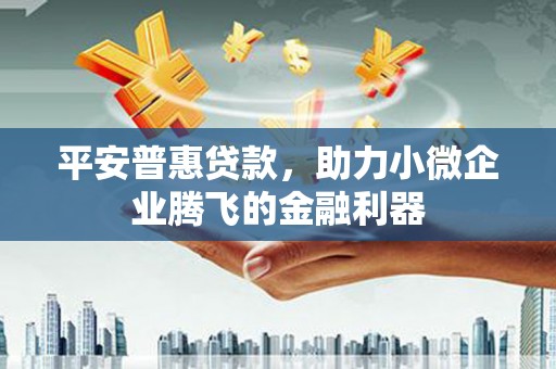 南岳平安普惠贷款，助力小微企业腾飞的金融利器