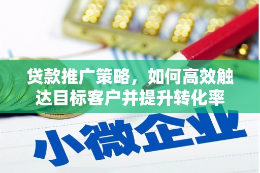 南岳贷款推广策略，如何高效触达目标客户并提升转化率