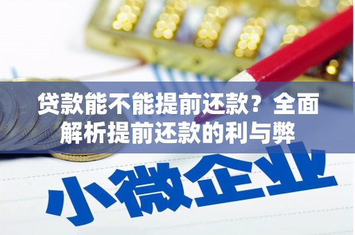 南岳贷款能不能提前还款？全面解析提前还款的利与弊