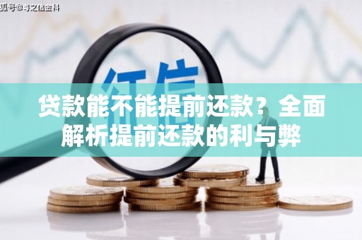 南岳贷款能不能提前还款？全面解析提前还款的利与弊