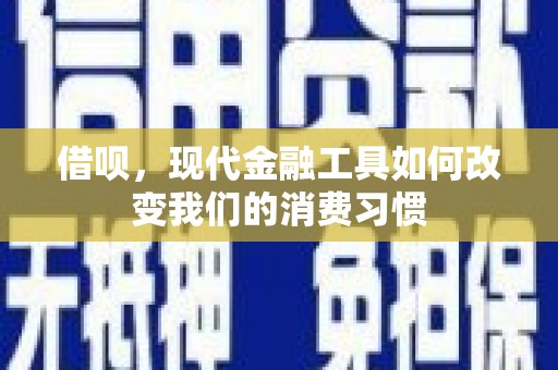 南岳借呗，现代金融工具如何改变我们的消费习惯