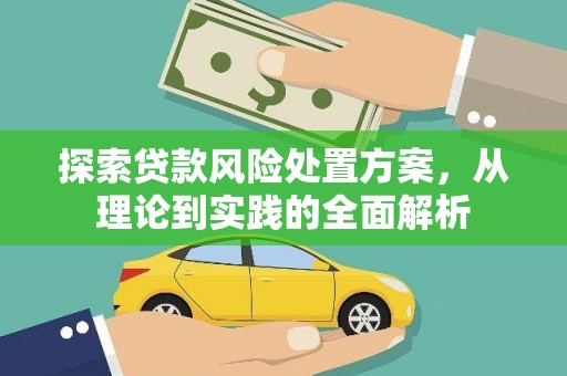 南岳探索贷款风险处置方案，从理论到实践的全面解析