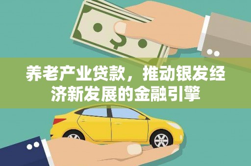 南岳养老产业贷款，推动银发经济新发展的金融引擎