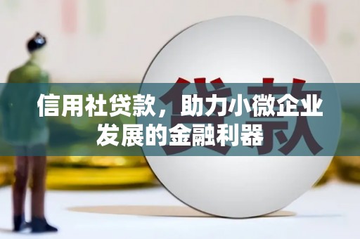 南岳信用社贷款，助力小微企业发展的金融利器