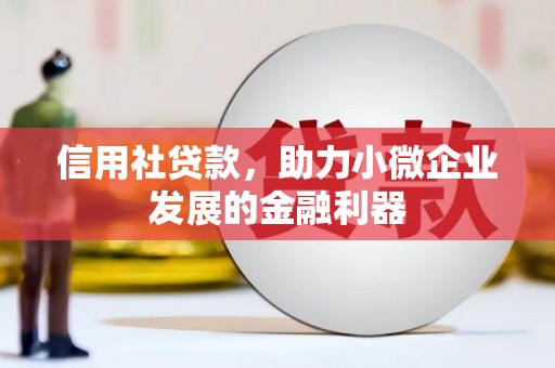 南岳信用社贷款，助力小微企业发展的金融利器