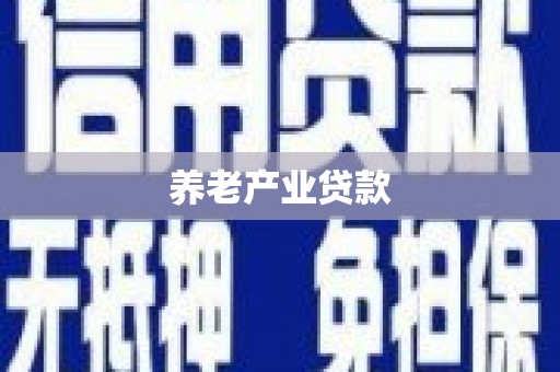 南岳养老产业贷款